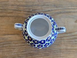 Societe Ceramique Schrijfnamendecor suikerpot nr. 4 zonder deksel