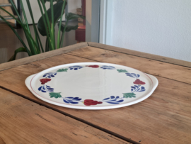 Boerenbont Regout Royal Sphinx Mokkaset op origineel onderbord