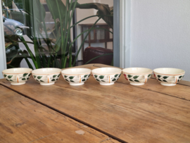 Boerenbont 418 Societe Ceramique set 6x  Thee Kop en schotel