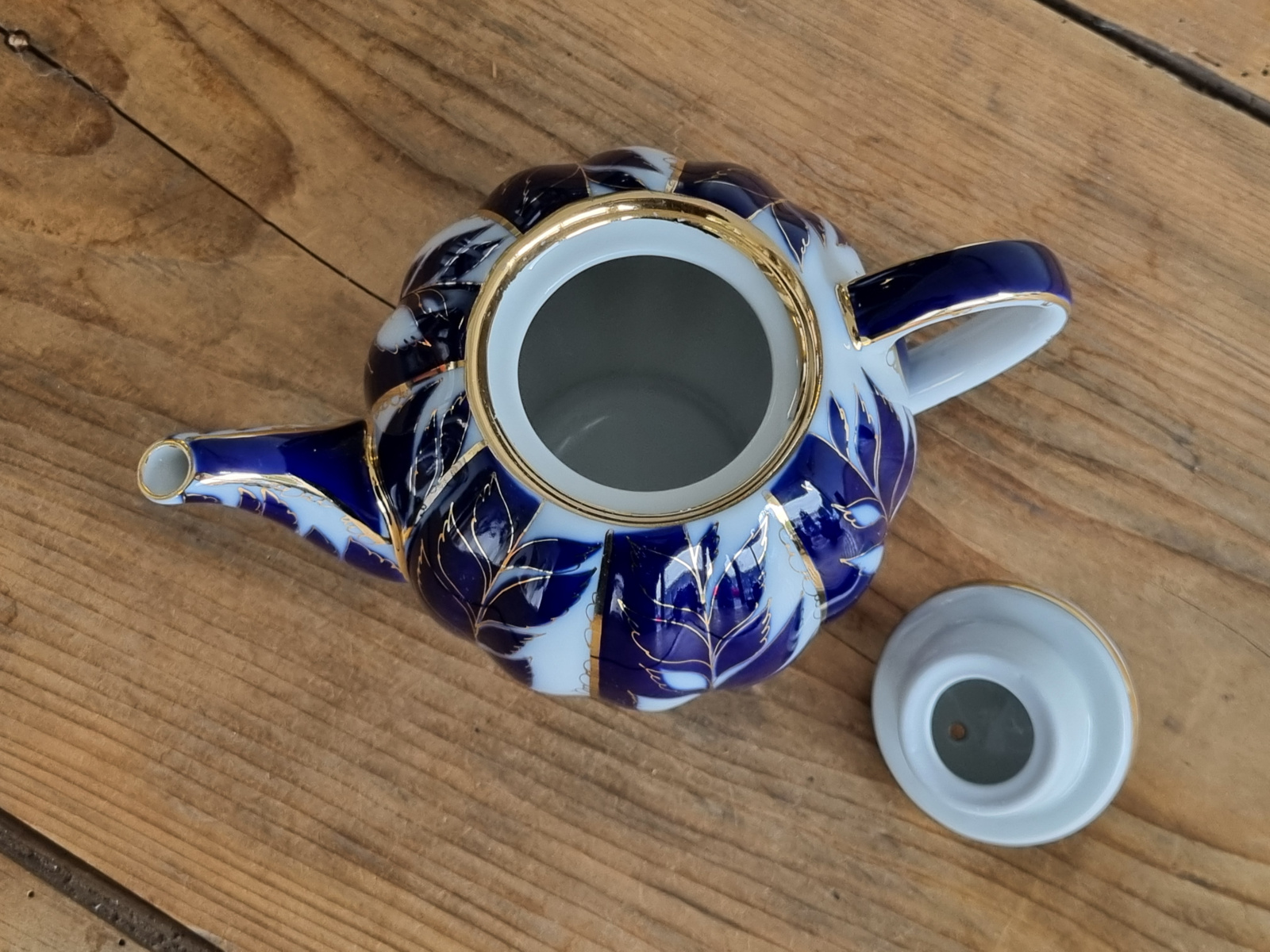 Lomonosov blauw Winternight Theepot 0,6 liter