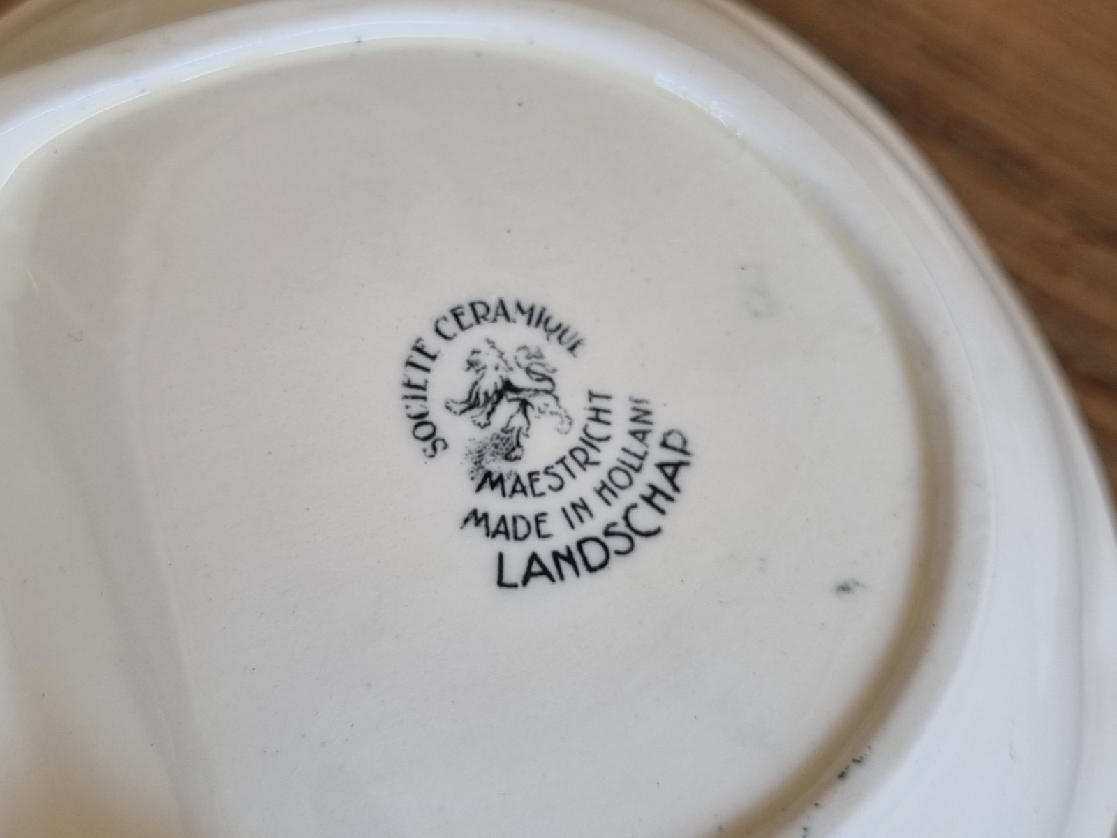 Landschap Zwart Societe Ceramique Serveersetje 6-pers.