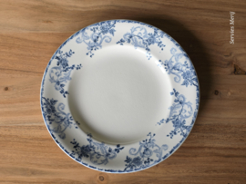 Frans Longwy blauw Rejane dinerbord 25 cm