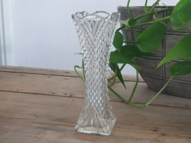 Glas Vintage mini Vaasje 16 cm