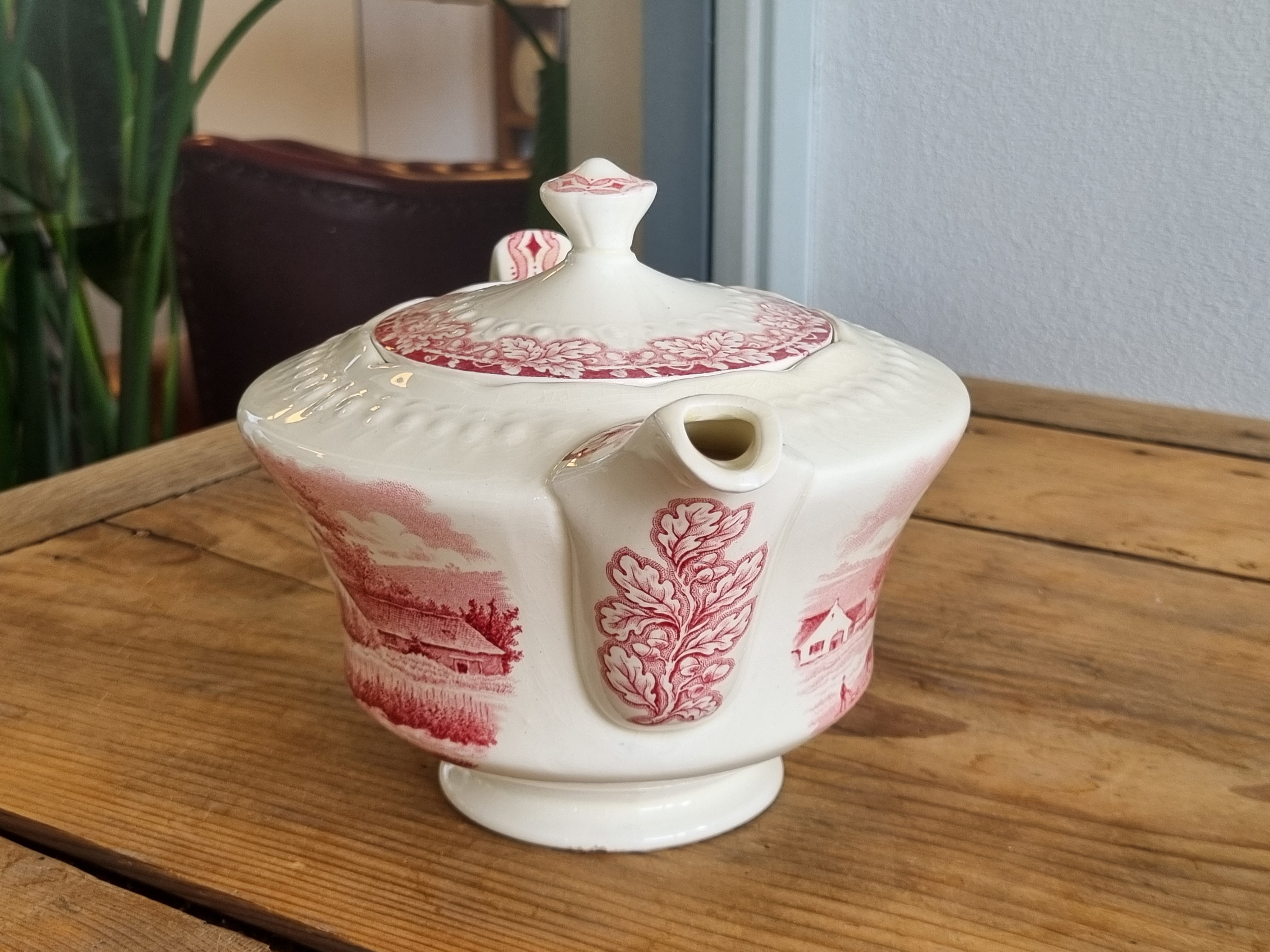 Boerenhoeve Rood Societe Ceramique theepot