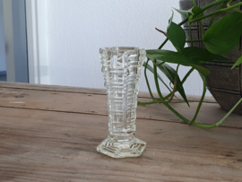 Glas Vintage mini Vaasje 10,5 cm