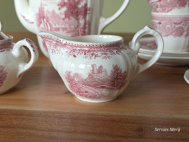 Villeroy en Boch Burgenland rood koffieservies 8 personen