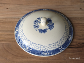 Societe Ceramique Butterflij los deksel voor Dekschaal-Terrine (creme)