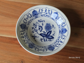 Engels blauw Churchill Zwiebelmuster ronde schaal 20 cm