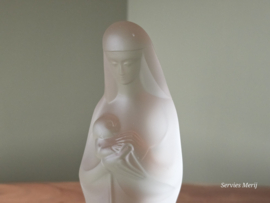Leerdam Glas Stef Uiterwaal Madonna grote maat 37 cm (2 plekjes)