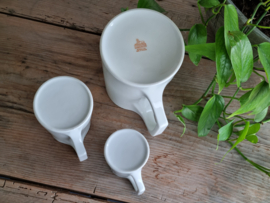 Vintage oud Regout Royal Sphinx set 3x Kan Waterkan (hoekig oor)
