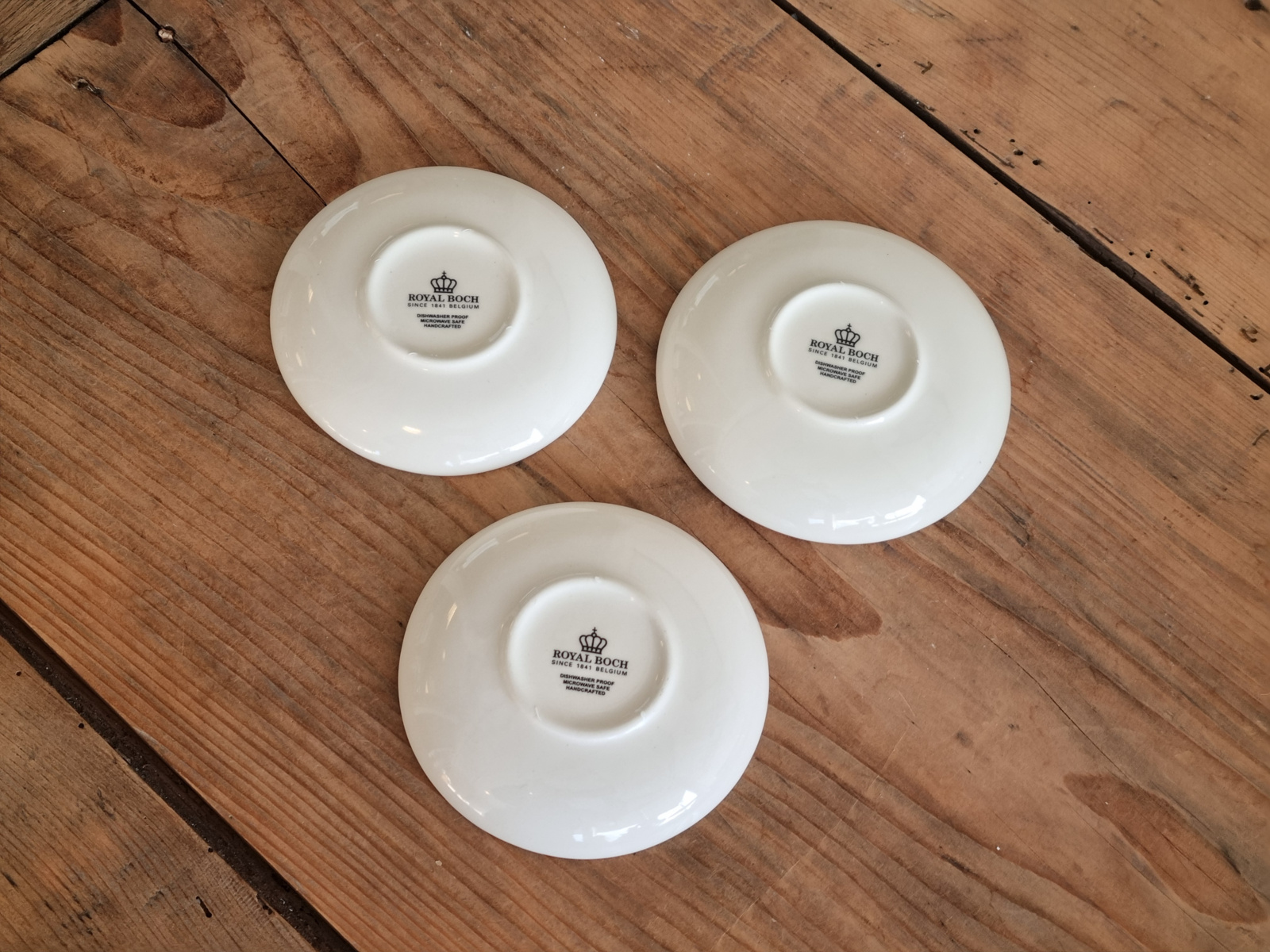 Royal Boch Kitchen set 3x Petitfours of Theezakjeslegger 11 cm