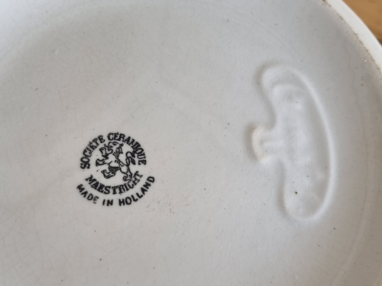 Societe Ceramique Alt Strassbourg Amstelkan 23,5 cm