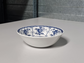 Engels blauw Johnson Bros Indies rond schaaltje 15 cm