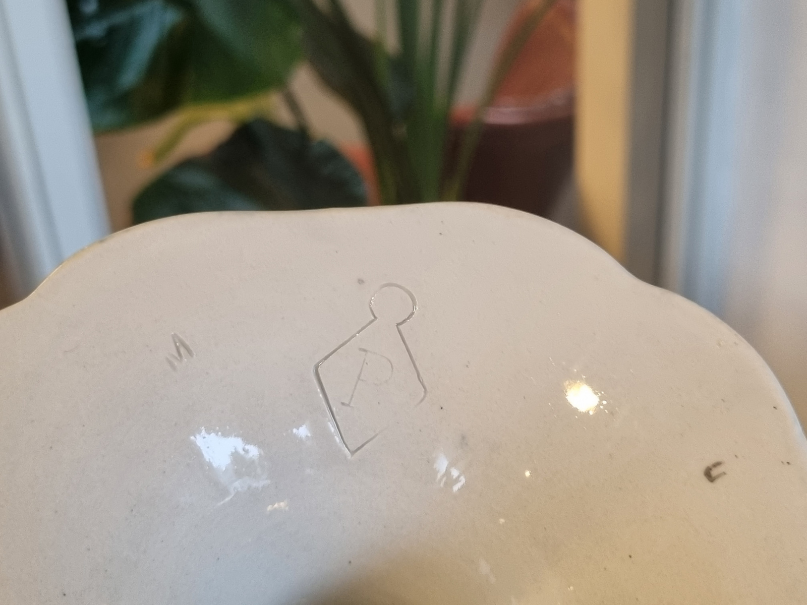 Zwiebelmuster Regout tazza op hoge voet
