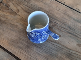 Societe Ceramique Tea Drinker blauw Stroopkannetje 2-rings