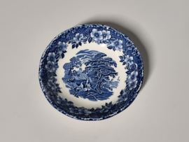 Engels blauw Enoch Wedgwood Woodland rond schaaltje 13 cm
