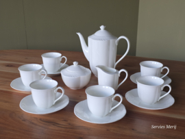 Villeroy en Boch Arco Weiss Chateau Collection Koffieservies 6-pers.