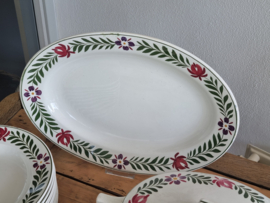 Oud Boerenbont Petrus Regout decor Holland compleet eetservies 10 personen