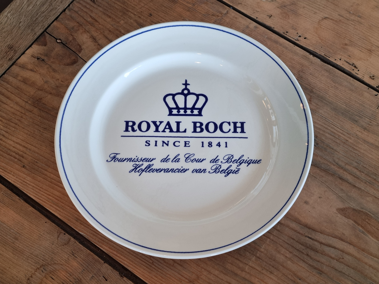 Royal Boch Belgium Dealerbord 27 cm