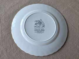 Engels blauw Johnson Bros Indies ontbijtbordje 20 cm