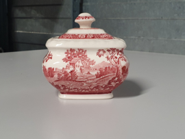 Villeroy en Boch Rusticana rood Suikerpot (gewone model)