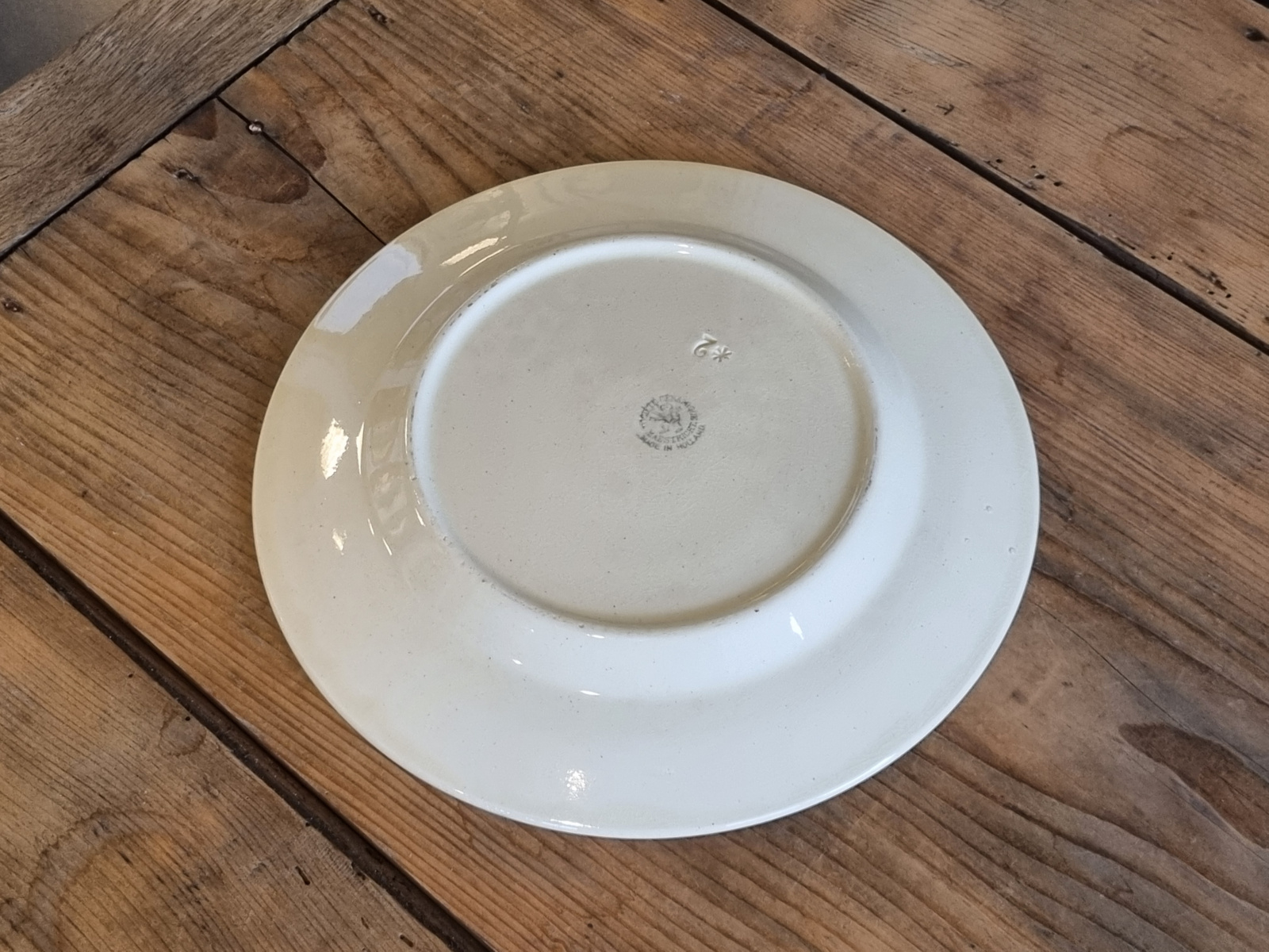 Boerenbont 417 Societe Ceramique Dinerbord 25 cm (creme)