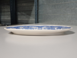 Villeroy en Boch Burgenland blauw Serveerschaal ovaal 33,5 cm