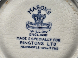 Engels blauw Mason's Willow Bloempotje 10,5 cm