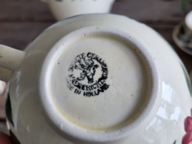 Boerenbont 418 Societe Ceramique Koffieservies 6 pers. (creme)