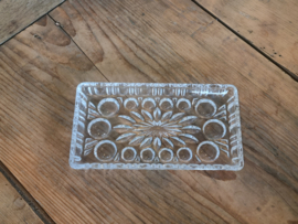 Glas Vintage Bewaarbakje Edelstenen Sieradenlegger (1)