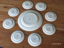 Wedgwood Briar Rose gebakstel 8 personen
