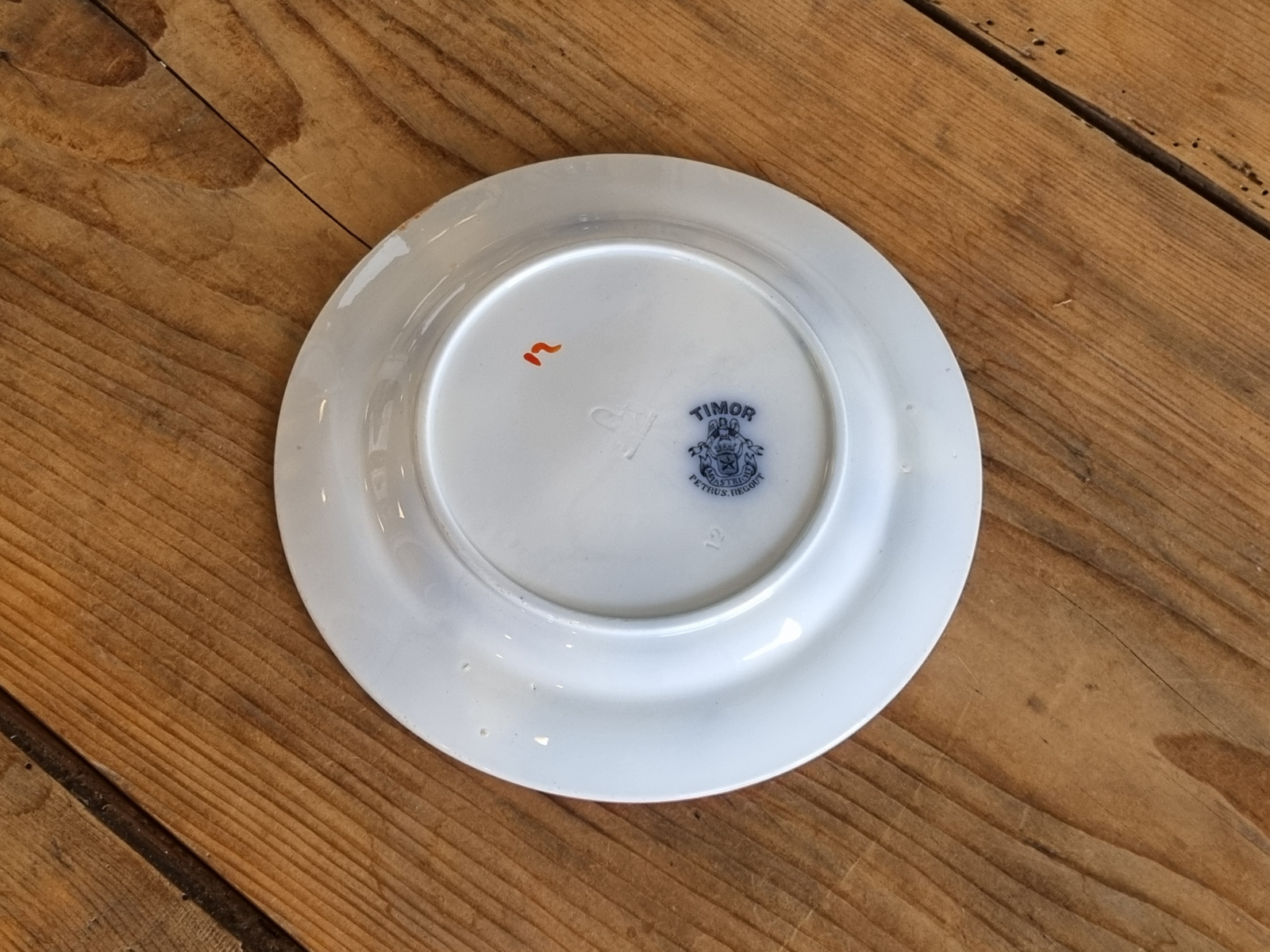 Petrus Regout decor Timor ontbijtbordje 18,5 cm