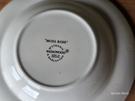 Wedgwood Moss Rose set 2x theezakjeslegger gladde rand (voorheen asbak)