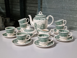 Villeroy en Boch Burgenland groen Koffieservies 8-pers.