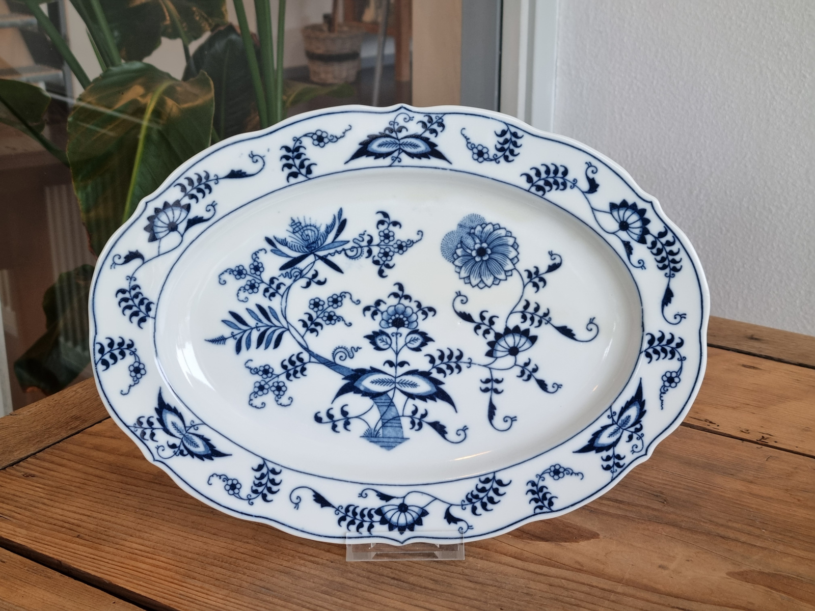 Blue Danube ovale schaal 31 cm