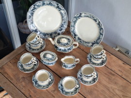 Victoria groen Societe Ceramique Theeservies 12-pers. (creme)