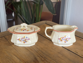 Societe Ceramique  Art Deco print Theestel