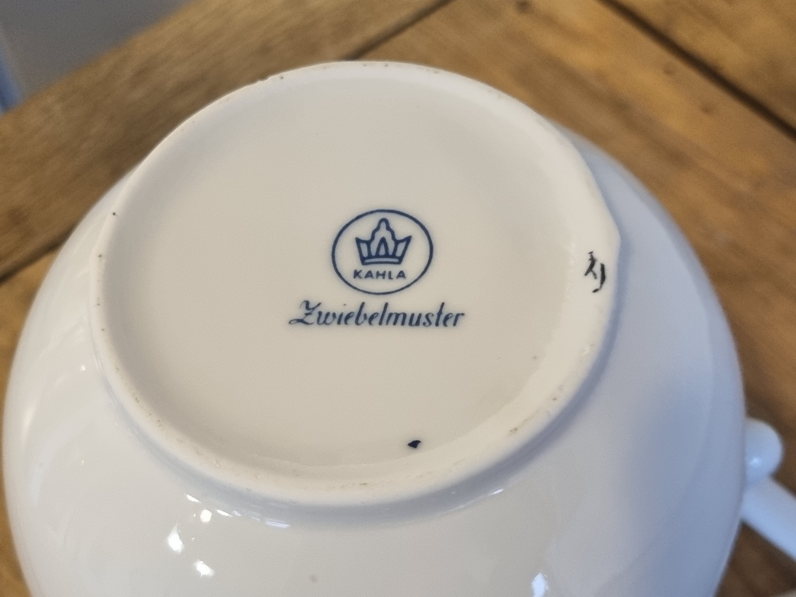 Zwiebelmuster Kahla Koffiepot