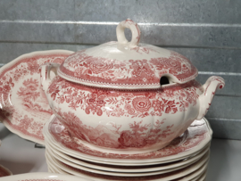 Villeroy en Boch Burgenland rood Eetservies 12-pers.