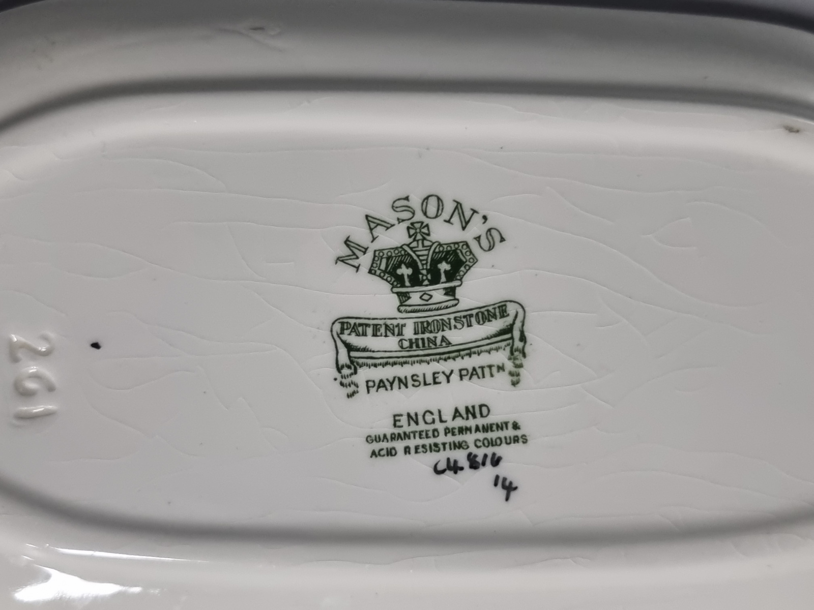 Engels Mason's Paynsley Patty Onderbord voor Peper Zout Mosterdstel