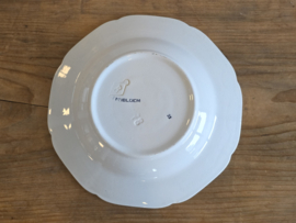 Meibloem Petrus Regout diep bord 23,5 cm (hoekig model)