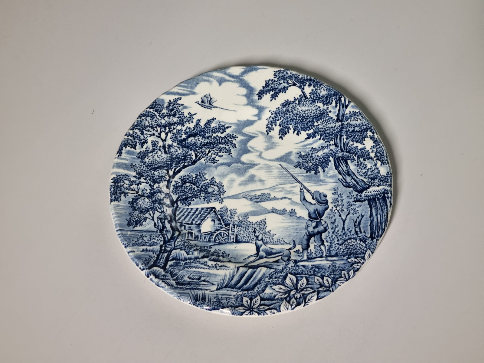 Engels blauw The Hunter by Myott ontbijtbord 20 cm