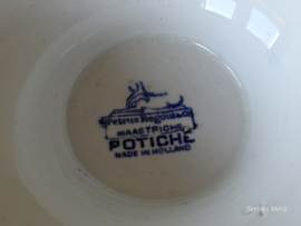 Potiche blauw Petrus Regout soepterrine