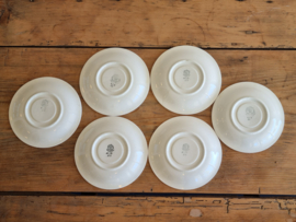 Boerenbont 418 Societe Ceramique set 6x  Kop en Schotel (kleiner model)