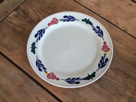 Boerenbont Boch Plat Dinerbord 27 cm (Nieuwste Boch)