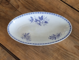 Société Céramique Cilla Lila ovale schaal 25,5 cm