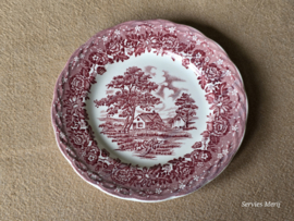 Engels rood Grindley Country Style gebaksbord 15 cm