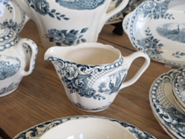 Peacock groen Societe Ceramique Ontbijtservies 6 personen