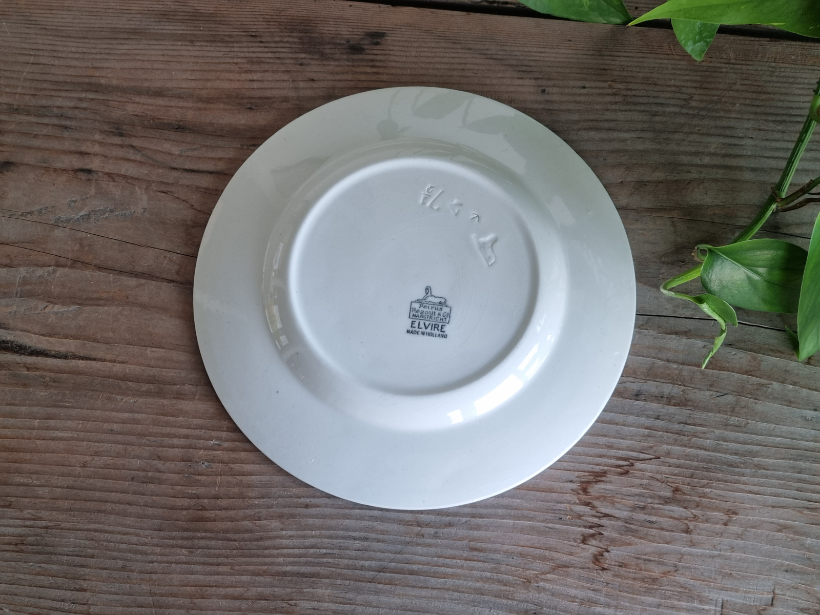 Petrus Regout decor Elvire Ontbijtbordje 20 cm