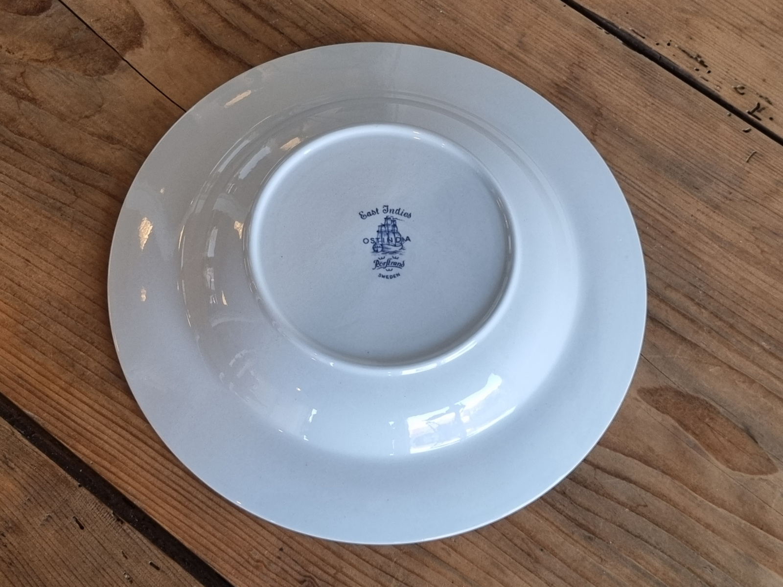Rorstrand Ostindia East Indies Diep Pasta Curry Bord 24 cm (Aardewerk) met gebruikskrasje